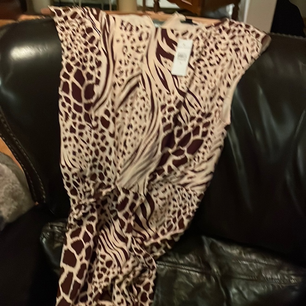 animal print dress